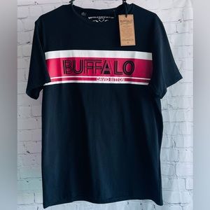 NWT Buffalo David Bitton Men’s SS T-Shirt, Crew Neck Size Small